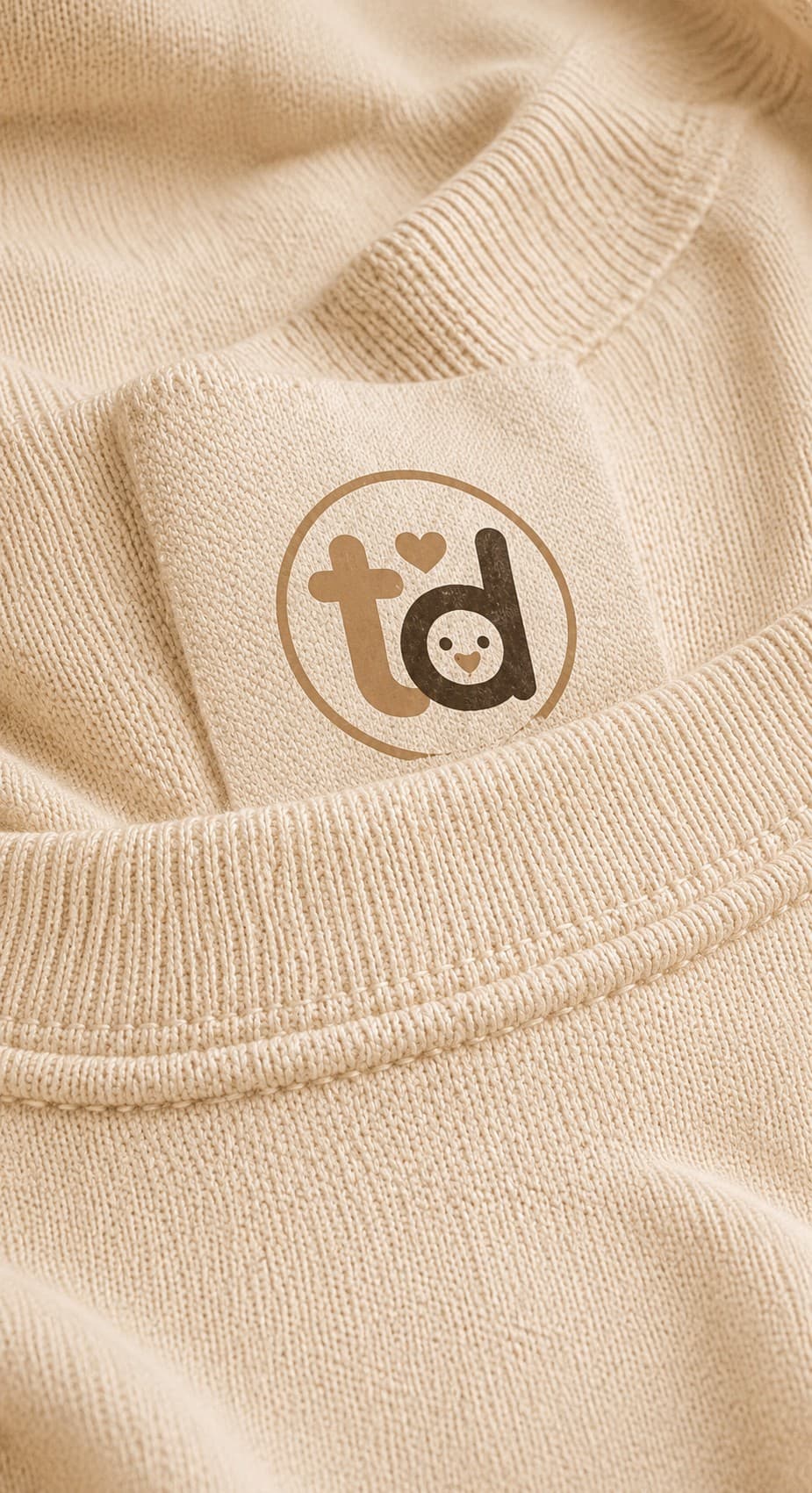 Tiny Disciples apparel tag